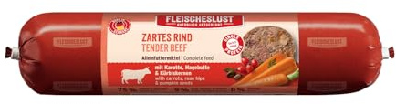 Köttlust delikat nötkött med morot, nypon och pumpafrön korv (1 x 800 gram)