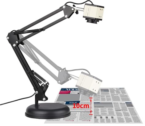 Document Scanner, A3 dokumentskannerkamera och webbkamera med automatisk, 8 MP webbkamera for lärare Fungerar med Mac Windows Chrome,for Teaching Business Meetings