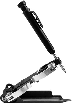 Pointe à Tracer pour Menuiserie,Jauge de Scribe Précise - Crayon de Menuisier en d'Aluminium,pour Hommes Mesurage Dessin Encadrement Disposition Travail de Finition et Fabrication de Modèles