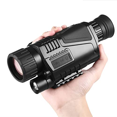 Gafas de visión Nocturna infrarroja Digital 5x40, no térmicas con cámara de vídeo, visión Nocturna, Arma Monocular, Gran Oferta(Blauw)