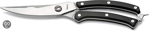 Weis 15925 trinciapollo in Acciaio Inox, 25 cm, Argento/Nero, 25 x 5 x 2 cm