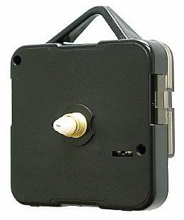 Vinyl Guru® Replacement Quartz Clock ticking movement motor mechanism (Short 3mm Spindle Shaft for clock faces up to 3mm thickness)
