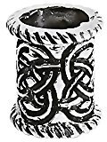 NKlaus 925 STERLING SILBER Keltische Gothic Bartschmuck und Haarzopfperle 7125