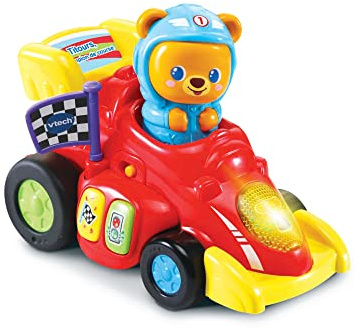 VTech - Titours, Champion de Course, Jouet Voiture de Course Bébé, Dès 12 Mois - Version FR