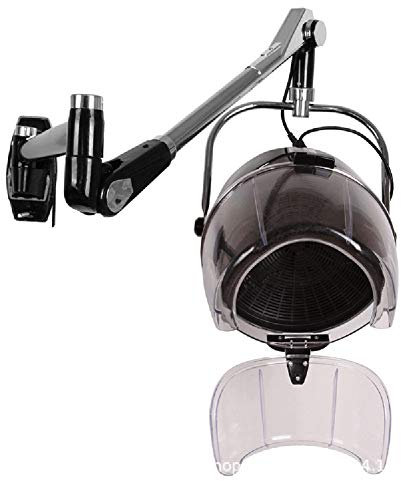 Bewinch Secadores De Casco, Portátil Salón Secador De Pelo Profesional De Soporte De Altura Ajustable Secador De Pelo, Temporizador De Control De Temperatura, Peluquería Estilo, Negro