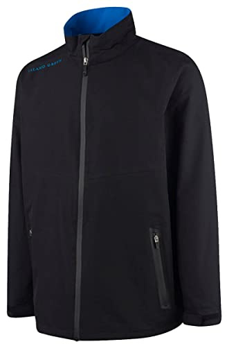Island Green Chaqueta de Golf Transpirable - Negro/Turquoise - M
