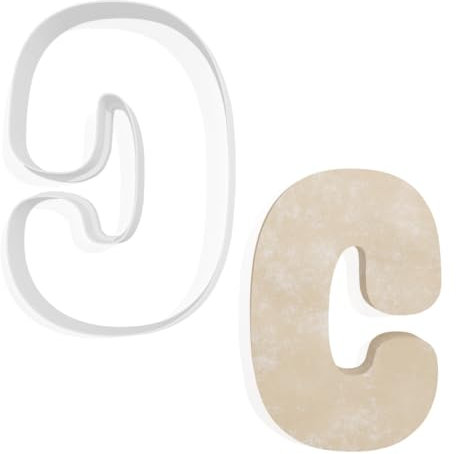 Letter C Cookie Cutter - 3 Sizes