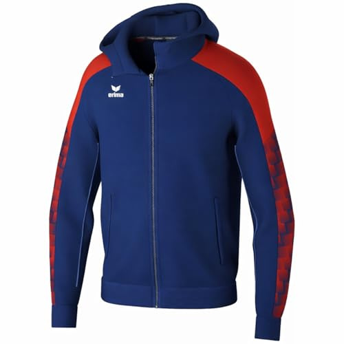 erima Chaqueta de entrenamiento con capucha EVO STAR (1032404) Unisex niños, new navy/rojo, 128