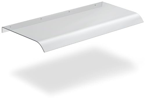 DKIEI Vordach für Haustür, Draußen Regendach, Überdachung Haustürvordach, Haustür Vordach Wasserdicht, Eingangsüberdachung für Fenster, Tür, Dachabdeckung, UV-Schutz, 50 x 100 cm