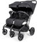 For Your Little One Duo Twin Easyfold Pushchair - Black, Foldable, for Newborn to 3 Years, Compact & One Hand Folding, Only 76cm Wide