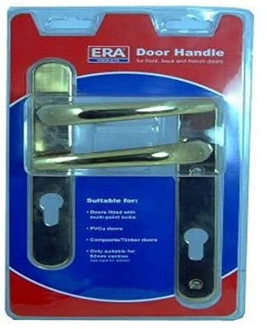 ERA 3295-75-2 Door Handle, Brass, 24.6 x 9.8 x 5cm
