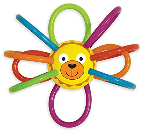 Manhattan Toy Zoo Winkel Lion Rattle and Sensory Teether