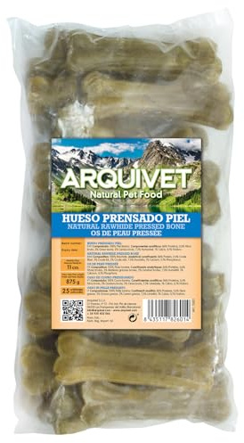 Arquivet - Hueso prensado de Piel de Vacuno, 11 cm (Paquete de 25)