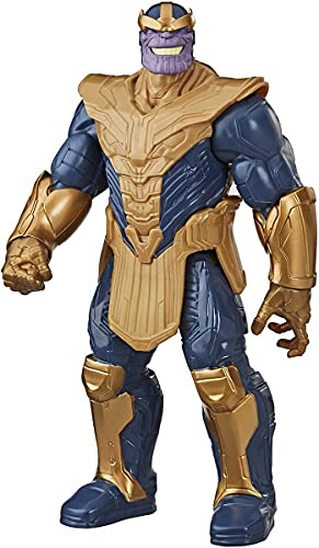 Hasbro E7381 Marvel Avengers Titan Hero Series Blast Gear Deluxe Thanos Action-Figur, 30 cm Spielzeug, inspiriert von Marvel Comics, für Kinder ab 4 Jahren
