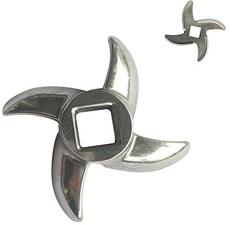 Lotatheta Size #22 Chef Meat Grinder Stainless Steel Cutter Knife Blade for Electric or Manual Metal