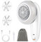 URAQT Fabric Shaver, Portable Electric Lint Remover, Powerful and Efficient Clothing Bobble Remover, Quick Potent Removal, Comes with a 6 Blade Replacement Head/USB Charging Cable/Cleaning Brush