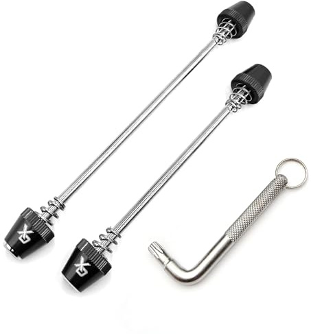 ONIPAX Anti-Theft Bike Skewer with M6 Seatpost Bolt & 7-Lobe Key