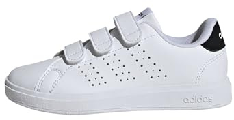 adidas Unisex niños Advantage Base 2.0 Children Shoes, Cloud White/Cloud White/Core Black, 28.5 EU