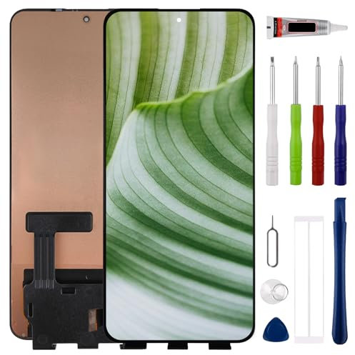 swark Ny LCD Touch Screen Digitizer byggsats, ersättning för Xiaomi Mi 13T 2306EPN60G med förbättrat reparationsverktygssats