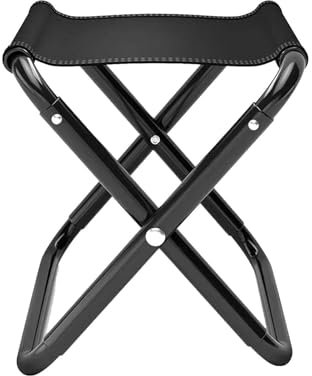 Yabauuop Tragbarer Klapphocker, Klappbarer Campinghocker Robuster Campingstuhl Mit Tragetasche, Halterung Aus Aluminiumlegierung, Leichter Sitzhocker Für Outdoor, Reisen, Wandern, Grillen