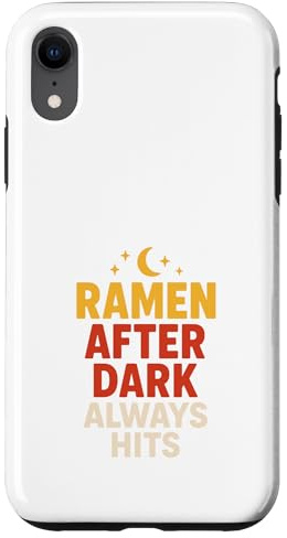Ramen Bar Real Ramen Tonkotsu Bouillon Cadeau pour Amoureux Coque pour iPhone XR