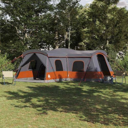 mzdioop Tält för personer, camping, utomhus, familjetält, grönt x med vattentät 185T polyester, ventilationsfönster, avtagbar regnflygning, bärväska för vandring och festival