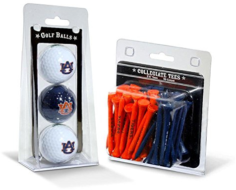 Team Golf NCAA 3 Bola/50 tee PK, Hombre, 20599, Negro, Talla única