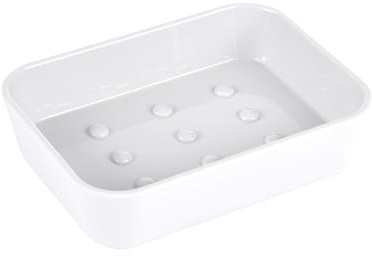 Douceur d'Intérieur Portasapone Effetto Soft Touch 12 x 9 x 3 cm Vitamina Bianco