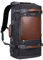WITZMAN Vintage Reiserucksack Herren Canvas Rucksack Groß Laptop Rucksack 17 Zoll Convertible mit Schuhfach Reisetasche（A2021 Schwarz）