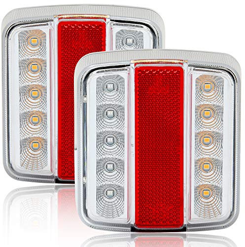 AGRISHOP LED Anhänger Rückleuchten Set, Rücklicht 12V, Heckleuchten Für Anhänger