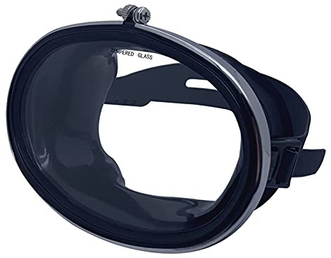 Perfeclan Klassische Ovale Tauchmaske Silikagel Beschlagfreie Gehärtete Glaslinse Schnorchel & Speerfischen Taucherbrille
