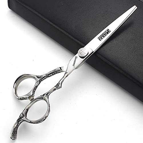 6/7/8 Inch Hairdressing Scissors Hair Styling Tools Barber(7 inches Flat)