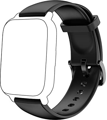 RUIMEN Bracelet de rechange pour montre intelligente 22 mm en silicone compatible avec les montres intelligentes H1 D1