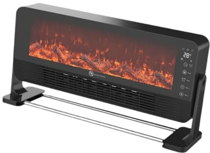 Chauffage de cheminée électrique portable, prise UE, ornement, silencieux, suspendu, chauffage efficace, chauffage de table pour bureau