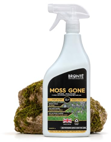 Bronte Heritage Moss Killer 1L | Glyphosate-Free | Pet Safe | Patio