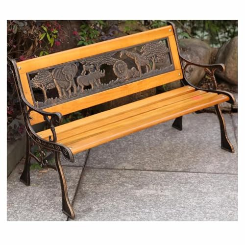 Rygcrud Panchine Da Esterno Per Bambini, Ragazzi Di Piccole Dimensioni Metallo Giardino Panchina Da Parco Con Schienale Decorazione Tempo Libero Sedia