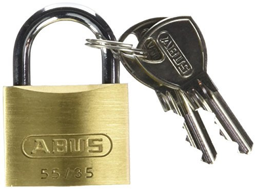 ABUS 02856 55/35 Vorhängeschloss aus Messing 40 mm