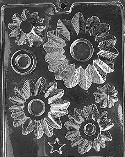Grandmama's Goodies C171 5-Pc Stacking Christmas Tree Chocolate Candy Soap Mold with Exclusive Molding Instructions