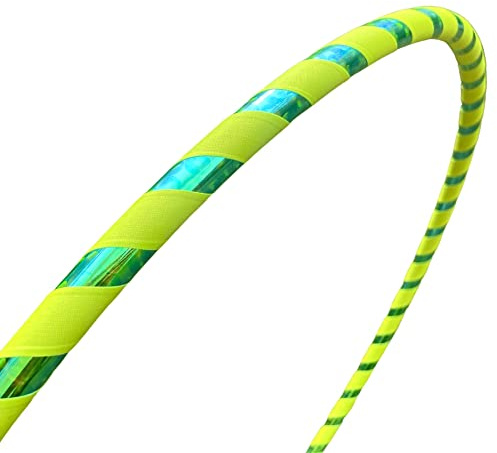 SpinMajik Kids Hula Hoop | Lime Green Gecko, Medium (32) | Lighter Weight Yet Sturdy
