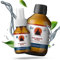 Vitalpfoten Kolloidales Silber 25ppm 200 ml Medizinglas Flasche + gratis Leere Sprühflasche für Hunde, Katzen, Haustiere, höchste Reinheit und Qualität durch Elektrolyse Herstellung in Deutschland