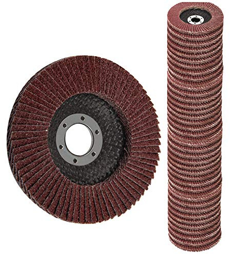 Flap Discs 40 PCS 4.5 Inch - 40 Grit Grinding Discs 4 1/2 Assorted Sanding Grinding Wheels,Aluminum Oxide Abrasives,Grinder disc