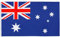 PHENO FLAGS Australien Flagge 90x150cm - wetterbeständige Fahne mit Messingösen, 100% Polyester, robuste Doppelnaht & in lebendigen Farben - ideal für Flaggen-Liebhaber