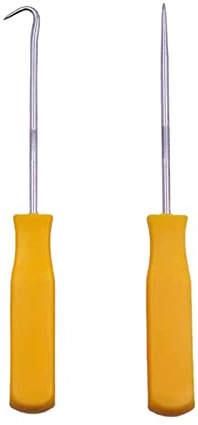 Outil de cordage de raquette Accessoire Raquette Cordes Droite Alêne Fix Outil à Main 2 Pièces