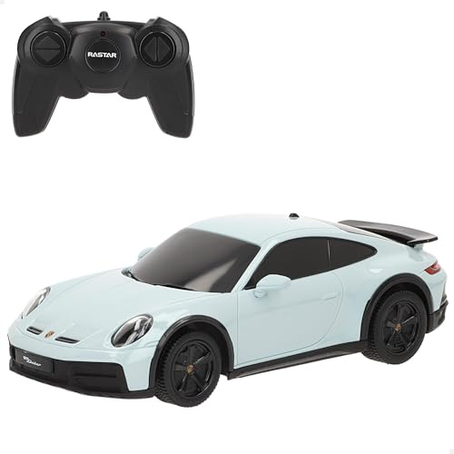 ColorBaby RASTAR Coche teledirigido Porsche 911 Dakar, A Escala 1:24, Carrocería Detallada, Diseño Deportivo, Estilo Todoterreno, 6 Funciones, Licencia Oficial, A Partir de 6 años (41328)