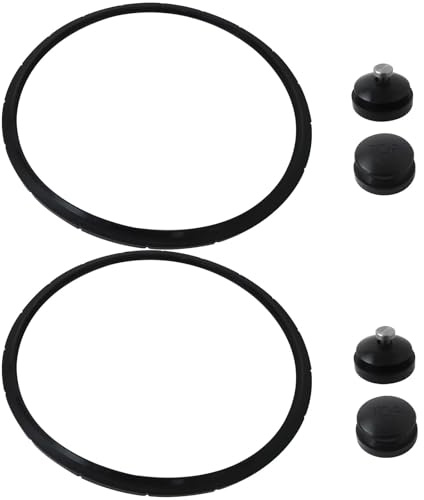 Homesweet New Cooker Replacement Sealing Ring Set for Presto Pressure Canner - Includes Safety Components