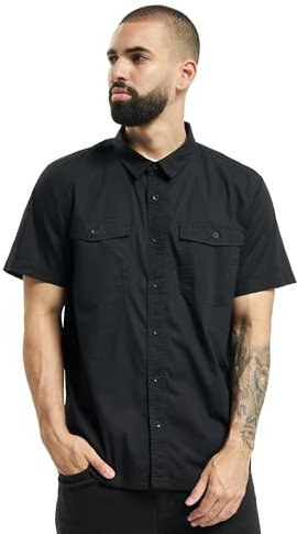 Brandit Roadstar Shirt Short Sleeve, Farbe: Black, Größe: XXL