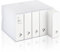AhfuLife CD Storage Box, Large DVD Storage Boxes - Colorful Space-saving Album CD or DVD Storage Organiser Holds Up to 120 Disks, DVD Holder Case for Car Office Home Gifts