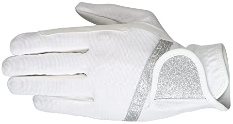 PFIFF 102777 Reithandschuh 'Glamour', weiß XXL