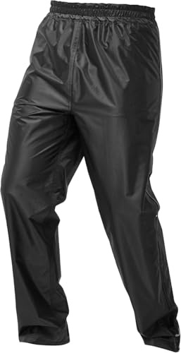 JDC Motorcykel vattentäta överbyxor regn Unisex – Drench - 3XL- Kort benlängd