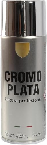 MORE FREE-Pintura Spray Especial Cromo Plata Multicolor Profesional 400ml Adecuado Metal Madera y Plástico Pack de 1 unidad